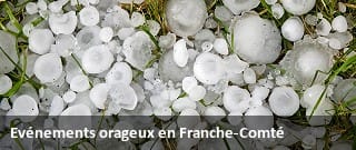 Evénéments orageux remarquables en Franche-Comté.