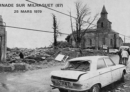 Tornade EF3 à Marval (Haute-Vienne) le 25 mars 1979