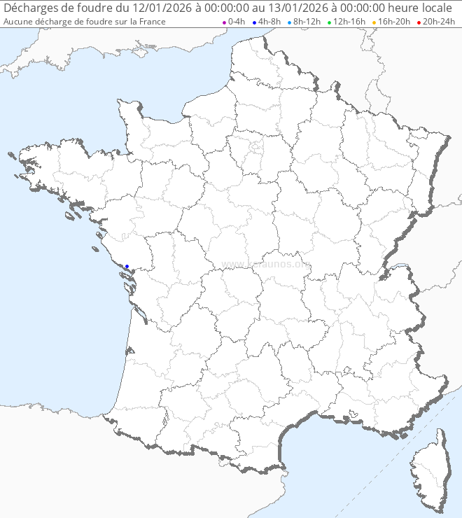 Cartes d'archive foudre