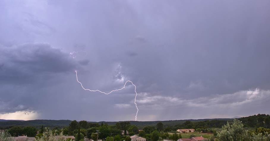 Orages dans le Var le 30 mai 2014. (c) Tristan BERGEN