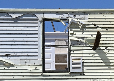 USA 2024 : dégâts d'une tornade EF3 à Sulphur (Oklahoma)