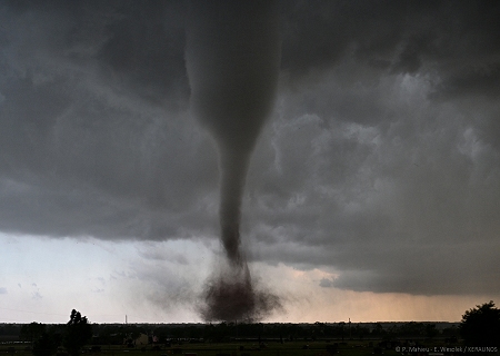 USA 2024 : tornade EF3 à Hawley (Texas) le 2 mai