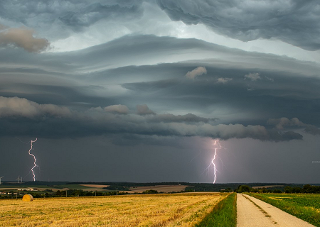 Orages virulents et très pluvieux le 31 juillet