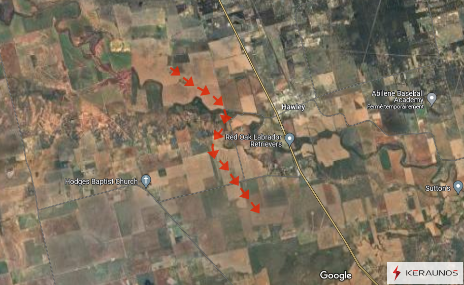 Analyse d'une tornade EF3 survenue dans le Texas le 2 mai