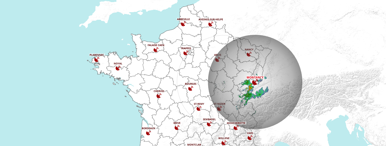 Satellites, animations, géolocalisation,… : du nouveau sur la carte temps réel !