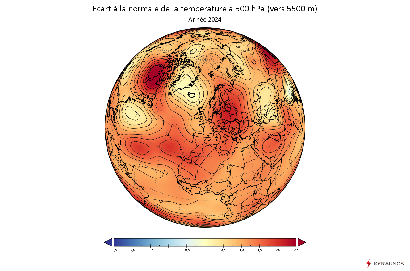  Les orages en France en 2024 : bilan national d'une année modérément orageuse