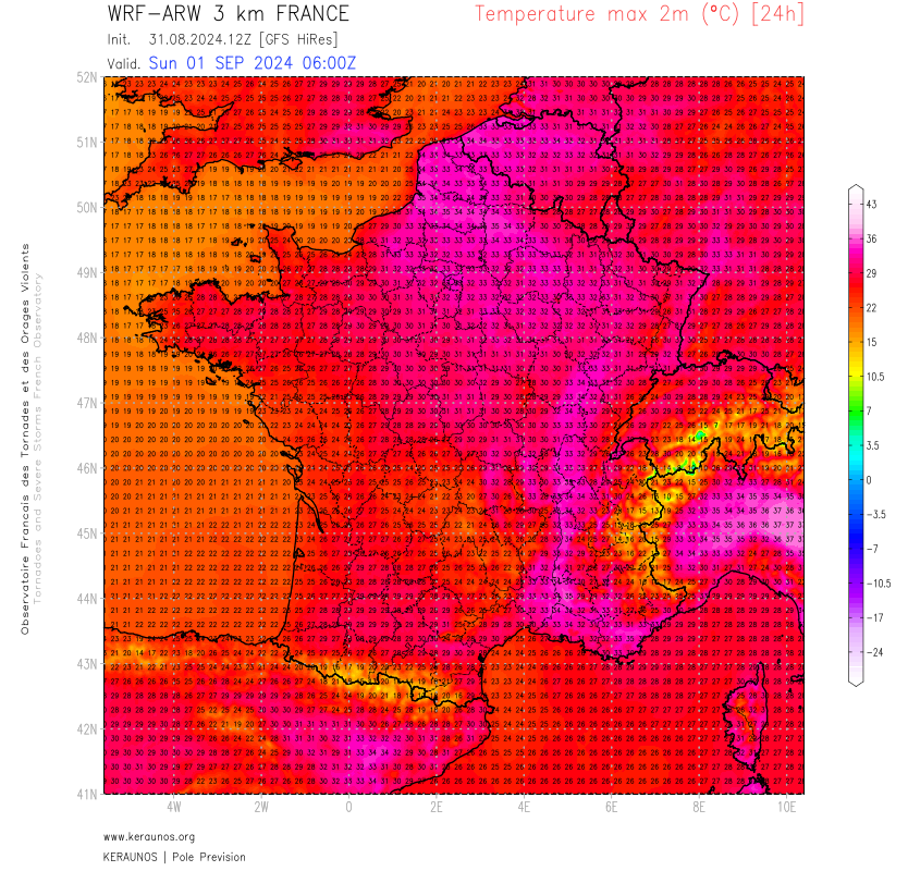 <p>Demain dimanche 1er septembre, ce sera le premier jour de l’automne météorologique dans l'hémisphère nord. Il fera encore très chaud dans l'est et au nord de la Seine avec 30 à 35°C prévu.</p>