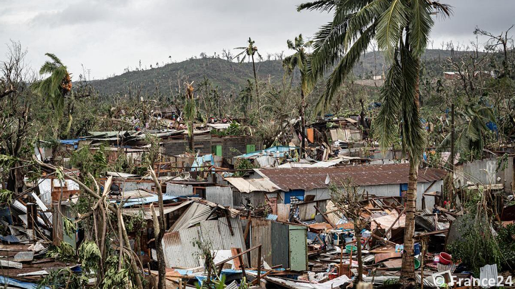 Cyclone Chido à Mayotte le 14 décembre 2024