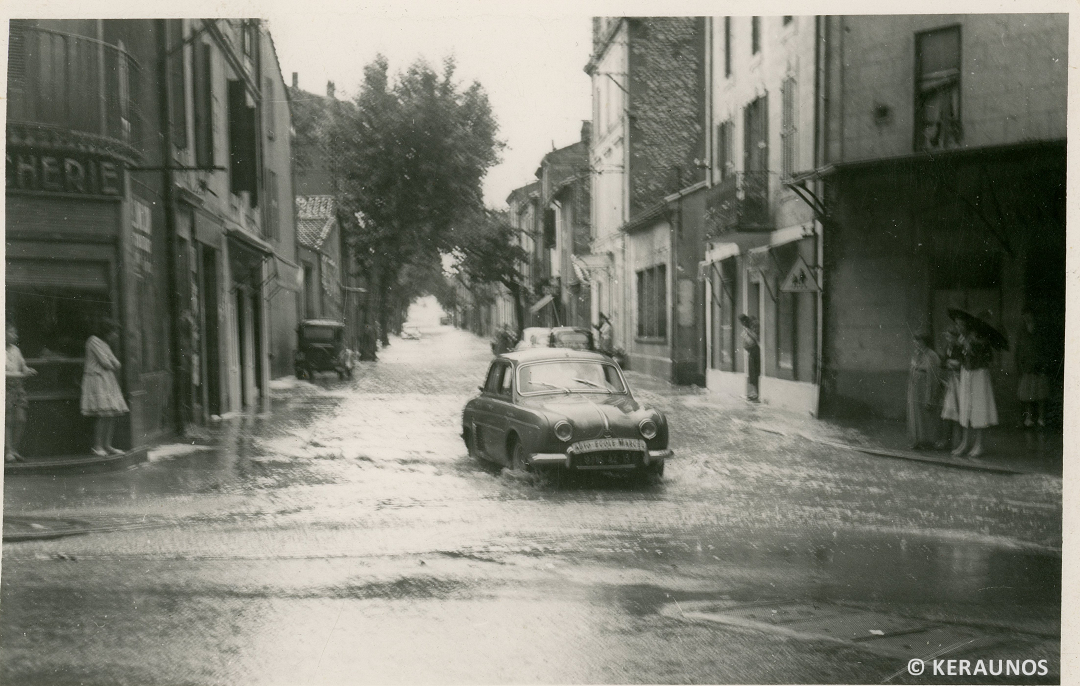 Orage de grêle le 16 juin 1957 à Châteaurenard (Bouches-du-Rhône)