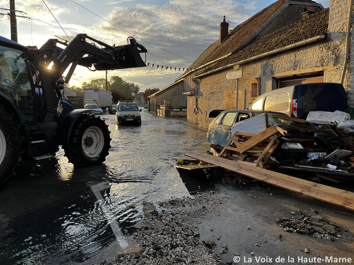 Pluies orageuses et crue éclair en Haute-Marne les 20 et 21 juillet 2024