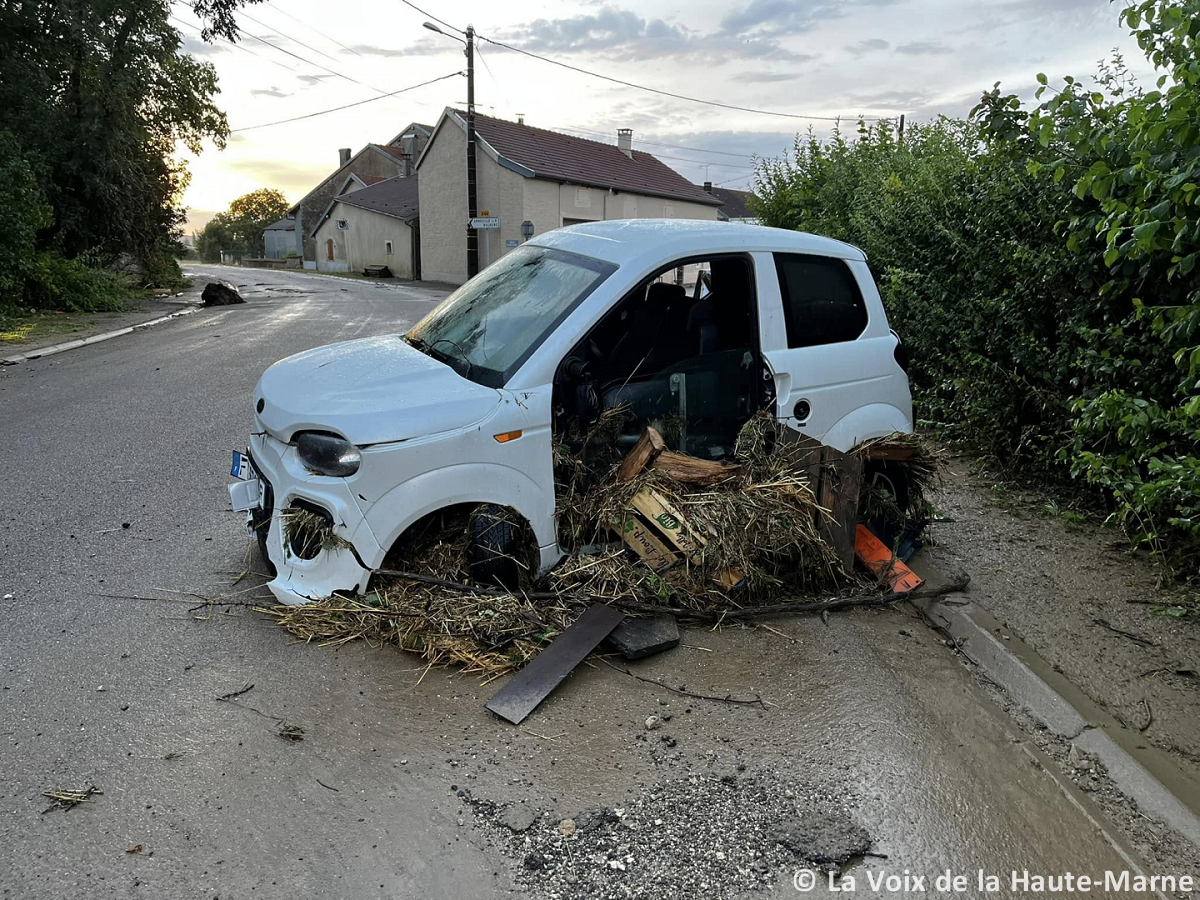 Pluies orageuses et crue éclair en Haute-Marne les 20 et 21 juillet 2024