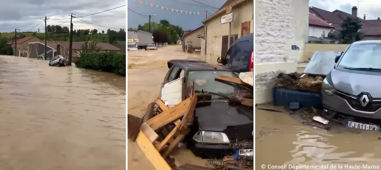 Pluies orageuses et crue éclair en Haute-Marne les 20 et 21 juillet 2024