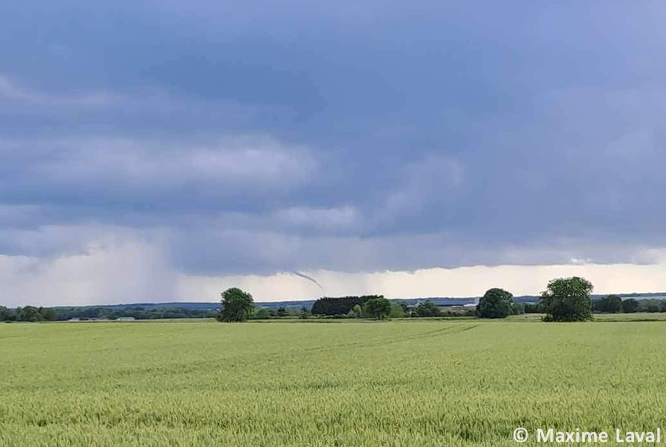 Tornade EF0 à Bresdon (Charente-Maritime) le 31 mai 2024