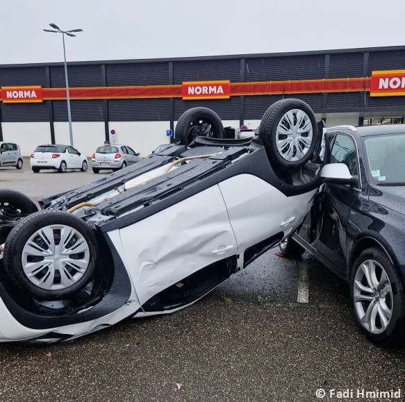 Tornade EF1 à Brumath (Bas-Rhin) le 3 juillet 2024