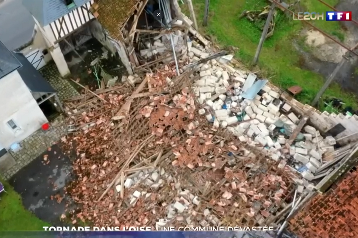 Tornade EF2 à Carlepont (Oise) le 18 juin 2024