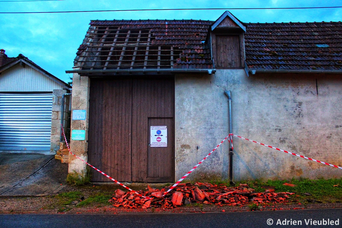 Tornade EF2 à Carlepont (Oise) le 18 juin 2024