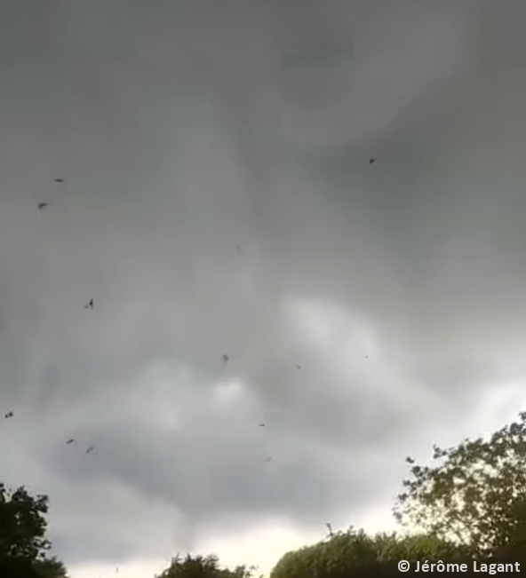 Tornade EF2 à Carlepont (Oise) le 18 juin 2024