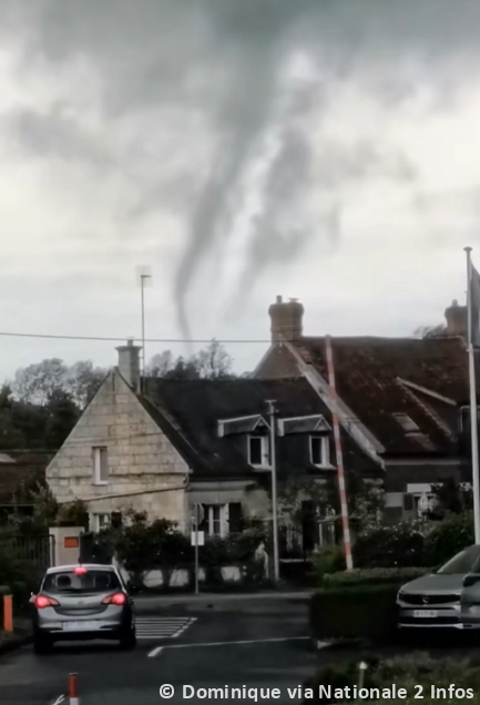 Tornade EF2 à Carlepont (Oise) le 18 juin 2024