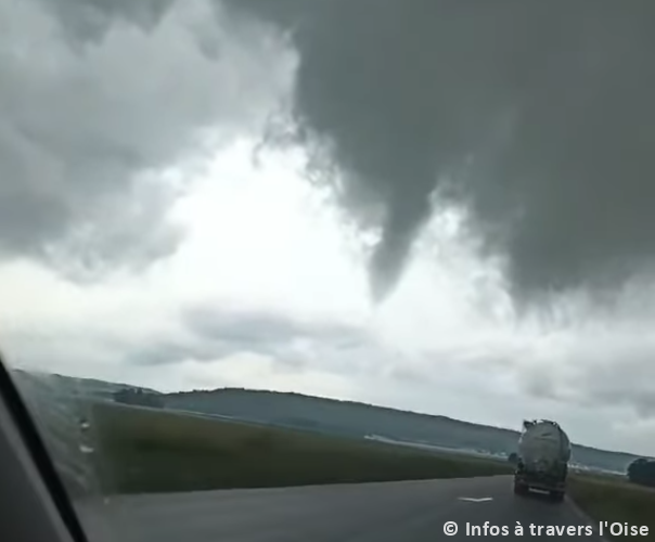 Tornade EF2 à Carlepont (Oise) le 18 juin 2024