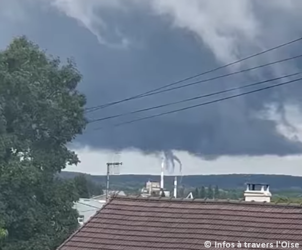 Tornade EF2 à Carlepont (Oise) le 18 juin 2024