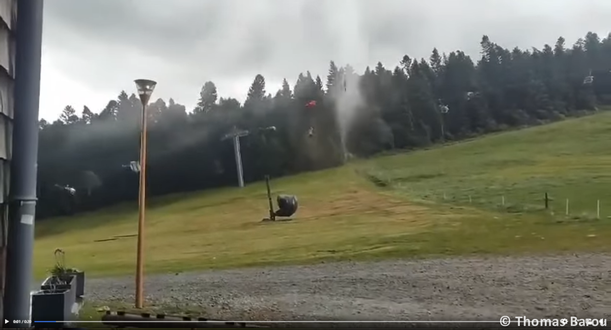 Tornade EF1 à Chalmazel-Jeansagnière (Loire) le 19 juin 2024