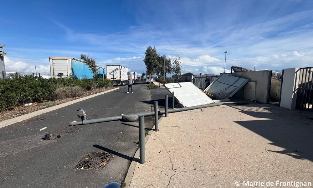 Tornade EF1 à Frontignan (Hérault) le 27 octobre 2024