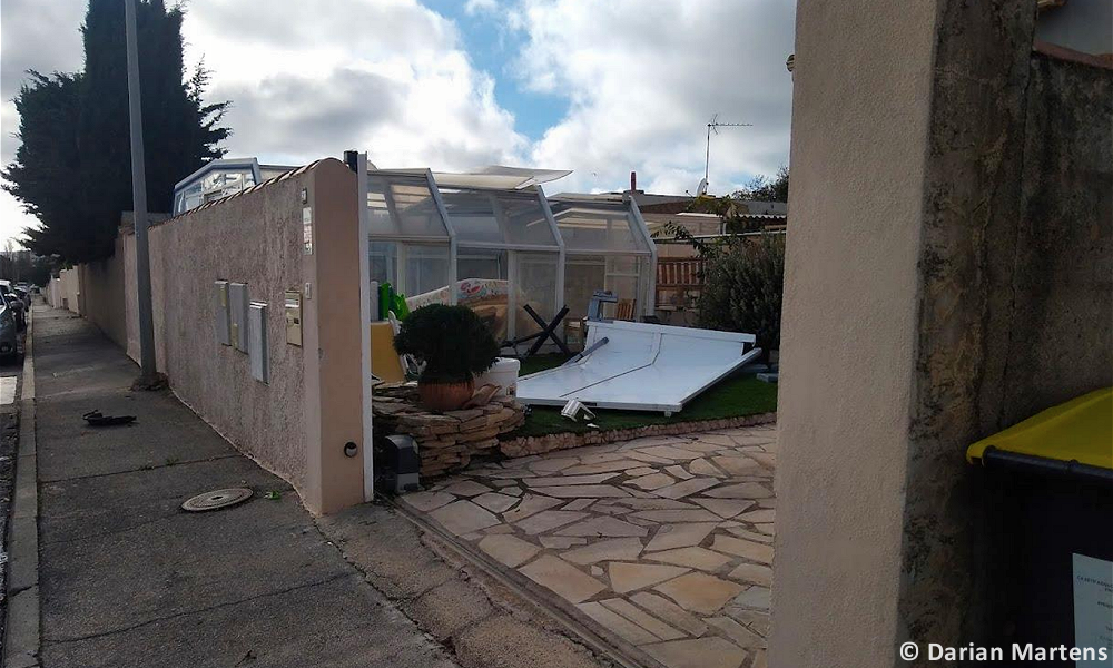 Tornade EF1 à Frontignan (Hérault) le 27 octobre 2024