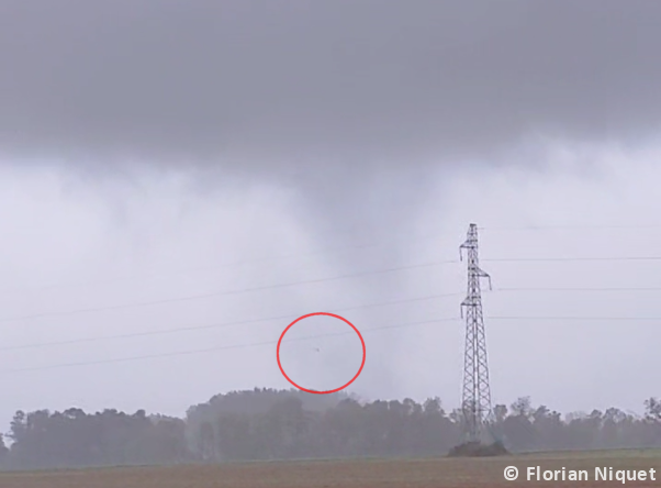 Tornade EF1 à Losne (Côte-d'Or) le 26 septembre 2024