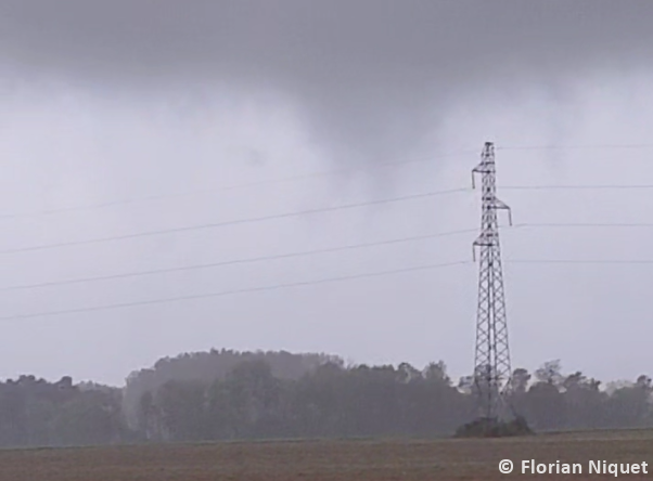 Tornade EF1 à Losne (Côte-d'Or) le 26 septembre 2024