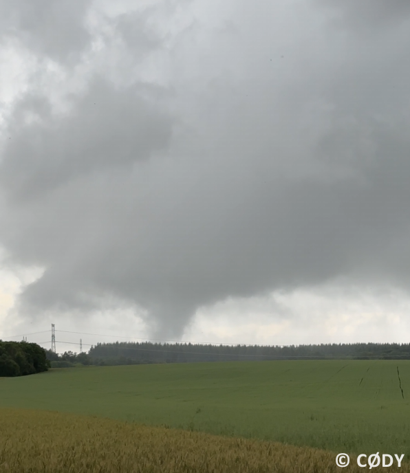 Tornade EF0 à Touillon (Côte-d'Or) le 20 juin 2024