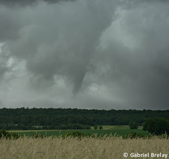 Tornade EF0 à Touillon (Côte-d'Or) le 20 juin 2024