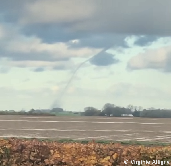 Tornade EF0 à Quiberville-sur-Mer (Seine-Maritime) le 20 novembre 2024