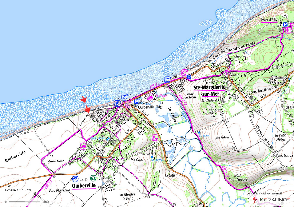 Tornade EF0 à Quiberville-sur-Mer (Seine-Maritime) le 20 novembre 2024