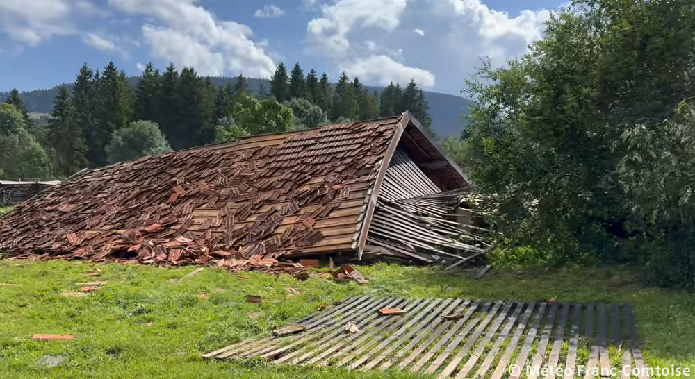 Tornade EF0 à Saint-Antoine (Doubs) le 3 septembre 2024