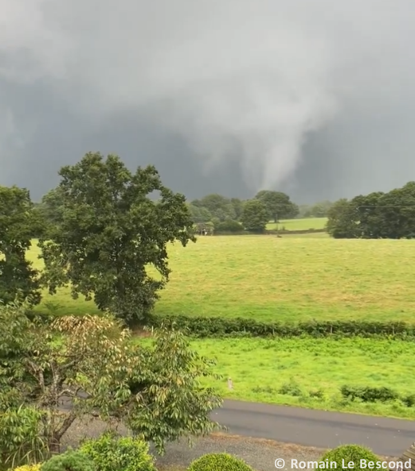 Tornade EF0 à Saint-Bômer-les-Forges (Orne) le 7 septembre 2024