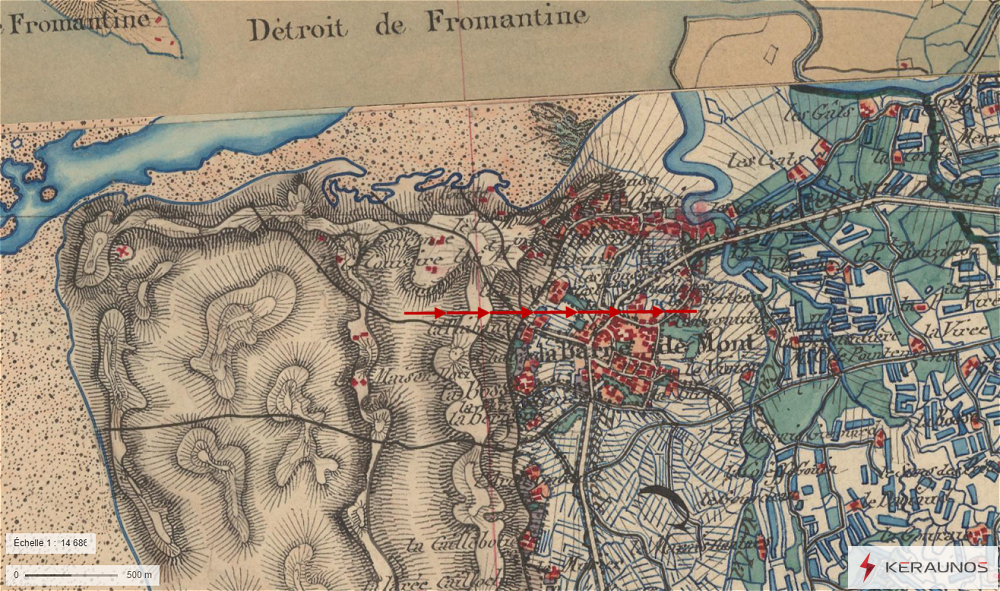 Tornade EF0 à la Barre-de-Monts (Vendée) le 30 mai 1841