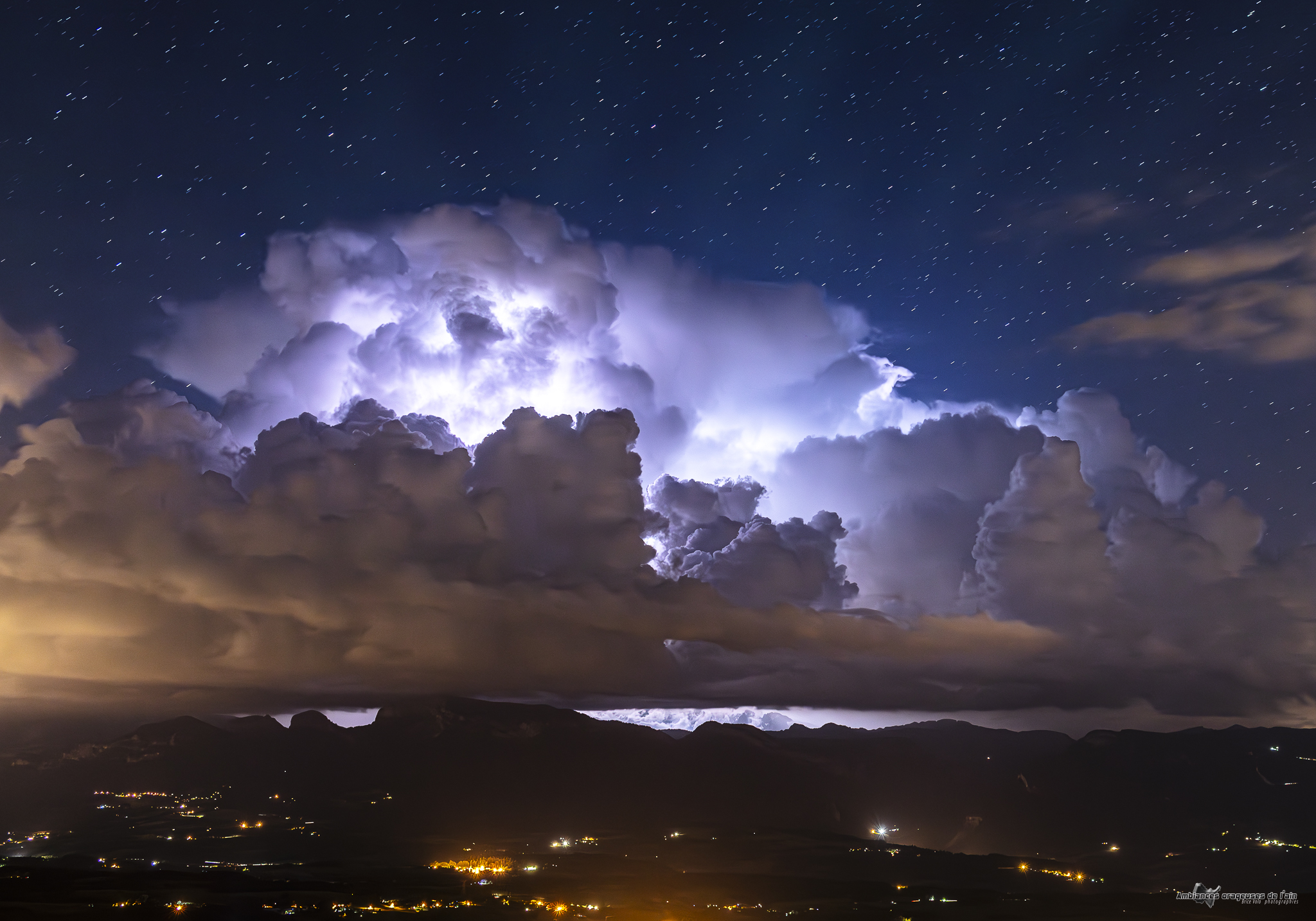 orage sur les alpes - 02/08/2024 22:00 - brice volo