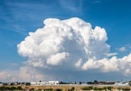 Cumulus surmonté de pleus à Toulouse(31) - 28/06/2014 18:00 - Florian Calas