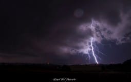 Orage sur l'ouest de l'Aude en fin de soirée. - 25/06/2016 01:00 - Christophe VIDAL