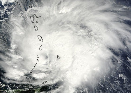 Cyclone tropical Tomas aux Antilles le 29 octobre 2010 