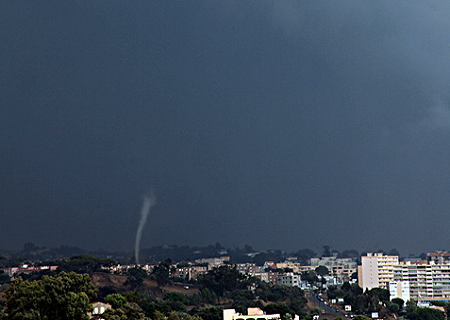 Tornade EF1 à Ajaccio (Corse-du-Sud) le 14 septembre 2009