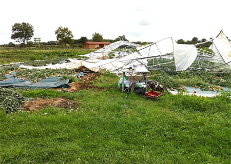 Tornade EF0 à Villey-Saint-Etienne (Meurthe-et-Moselle) le 5 août 2011