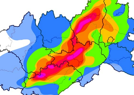 Episode orageux remarquable du Languedoc à la Provence du 17 au 19 septembre 2014