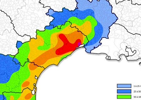 Episode méditerranéen diluvien les 29 et 30 septembre 2014