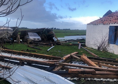 Tornade EF0 à Bouin (Vendée) le 28 décembre 2020