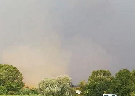 Tornade EF0 à Caëstre (Nord) le 3 août 2020