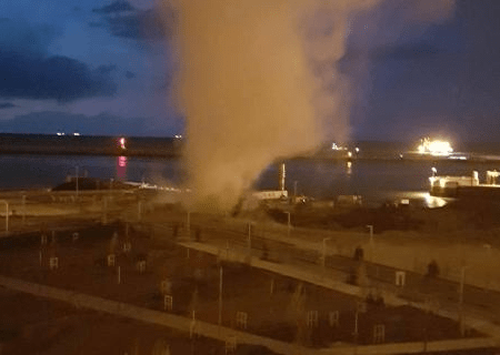 Tornade EF0 à Calais (Pas-de-Calais) le 25 avril 2017