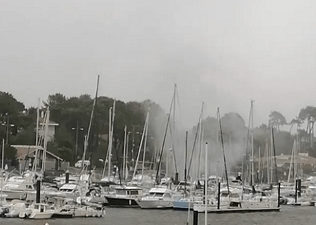 Tornade EF0 à Capbreton (Landes) le 2 octobre 2020