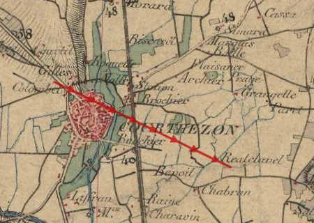 Tornade EF3 à Courthézon (Vaucluse) le 30 mai 1841