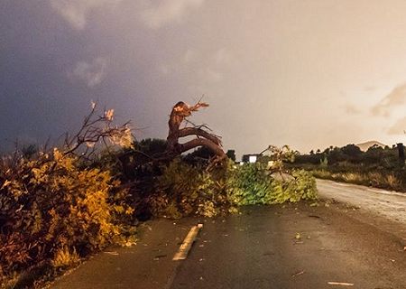 Tornade EF1 à Hyères (Var) le 5 novembre 2017